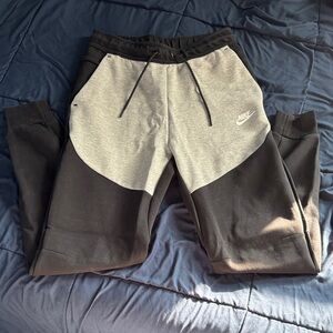 Nike Tech Gray and Black Sweatpants